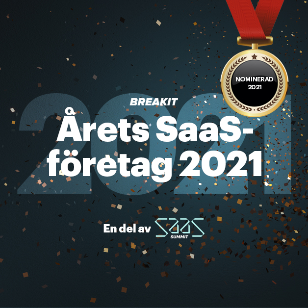 Gigger Groups snabbväxande dotterbolag Gigger AB är nominerade till årets SaaS-bolag 2021